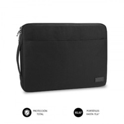 SUBBLIM Funda Ordenador Urban Laptop Sleeve 15,6" Black