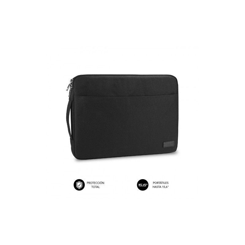 SUBBLIM Funda Ordenador Urban Laptop Sleeve 15,6" Black