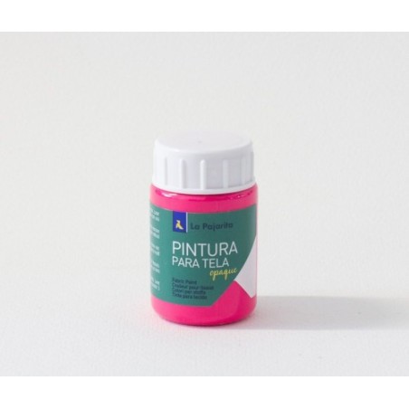 La Pajarita Pintura tela opaca tof-03 rosa fluorescente