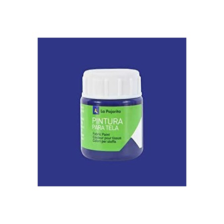 PINTURA PARA TELA TRANSPARENTE T-04 AZUL VICTORIA. 25ML LA PAJARITA 113771