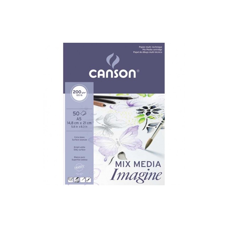 Canson Imagine Arte de papel 50 hojas