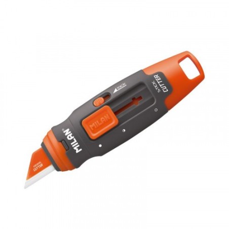 Milan 6010112 cúter Gris, Naranja Cúter de cuchillas intercambiables