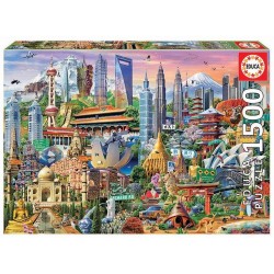 Educa Asia Landmarks Puzzle rompecabezas 1500 pieza(s)