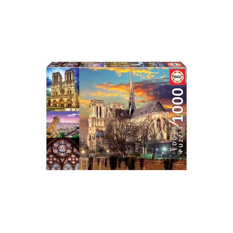 Educa Notre Dame Collage Puzzle rompecabezas 1000 pieza(s)