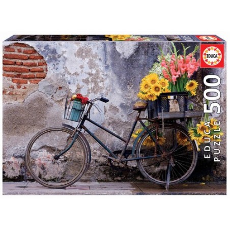 Educa Bicycle with flowers Puzzle rompecabezas 500 pieza(s)