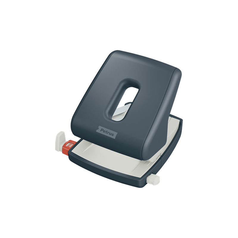 Petrus 627474 perforador de papel 30 hojas Gris, Violeta