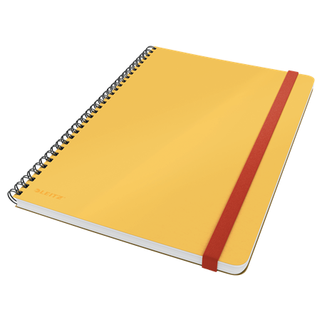 CUADERNO COSY WB HC B5 CUADR. AMARILLO( A4) WIRE LEITZ 44840019