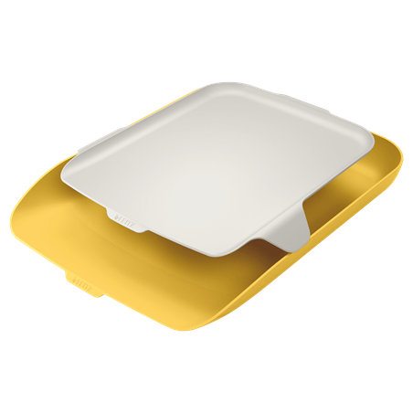 BANDEJA C/ORGANIZADOR COSY AMARILLO LEITZ 52590019