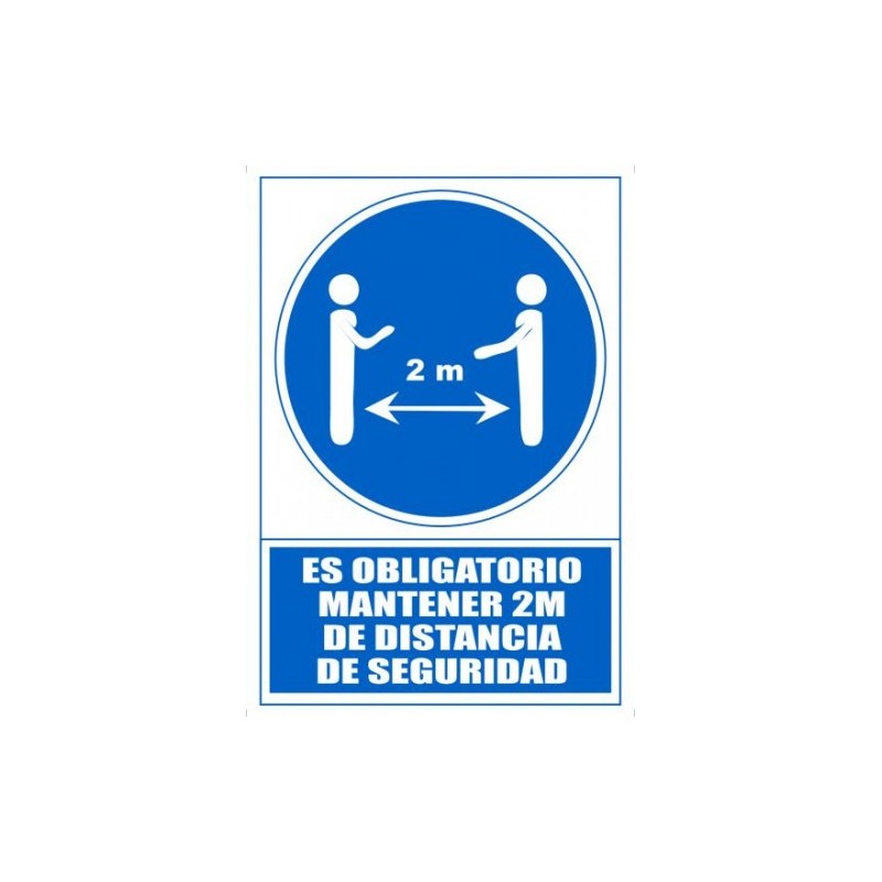 Archivo 2000 6173-16 AZ señal de información Carta Azul, Blanco PVC 1 pieza(s)