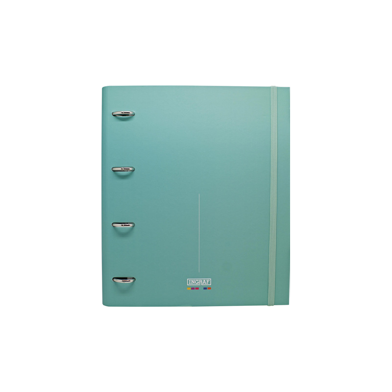 Ingraf 350761 carpeta de cartón A4 Turquesa