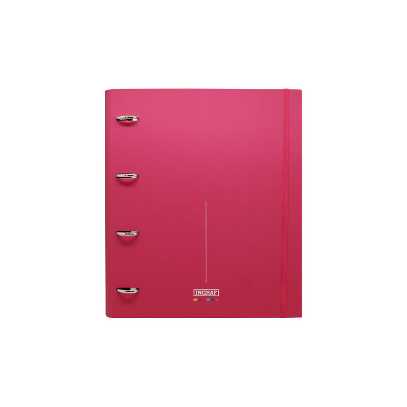 Ingraf 350760 carpeta de cartón A4 Rosa
