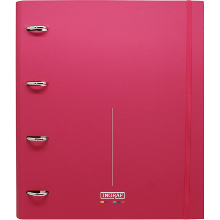 Ingraf 350760 carpeta de cartón A4 Rosa