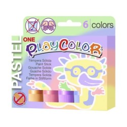 Playcolor Pastel One Pintura témpera 6 pieza(s)