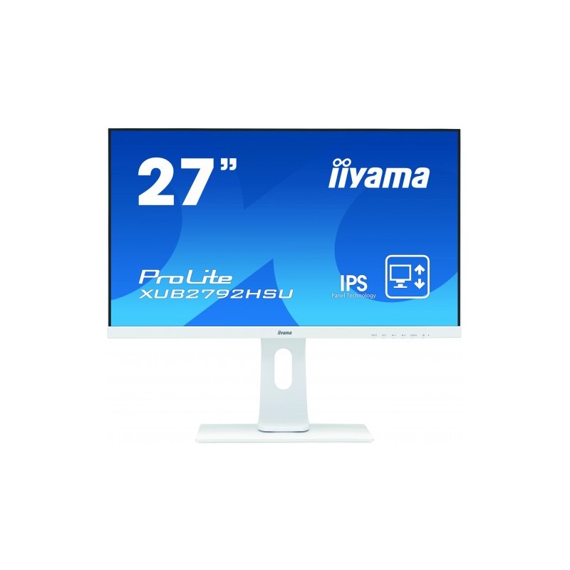 iiyama ProLite XUB2792HSU-W1 pantalla para PC 68,6 cm (27") 1920 x 1080 Pixeles Full HD LED Blanco