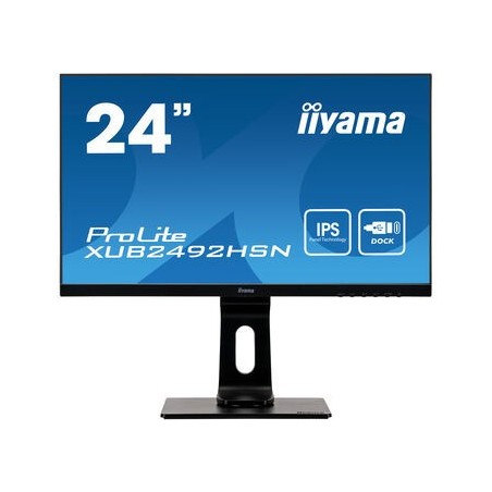 iiyama ProLite XUB2492HSN-B1 pantalla para PC 60,5 cm (23.8") 1920 x 1080 Pixeles Full HD LED Negro