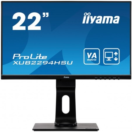 iiyama ProLite XUB2294HSU-B1 LED display 54,6 cm (21.5") 1920 x 1080 Pixeles Full HD Negro