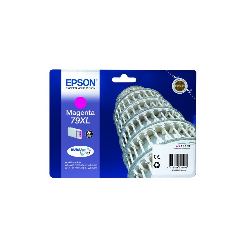 Epson Tower of Pisa Cartucho 79XL magenta