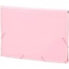 ACORDEON POLIPROPILENO SOFT FOLIO 13 DEPARTAMENTOS RIBETE GOMA ROSA CARCHIVO 19260025