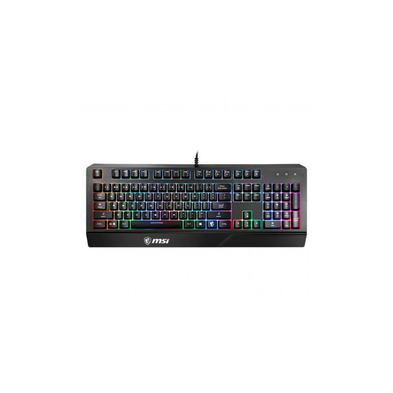 MSI VIGOR GK20 teclado USB QWERTY Español Negro