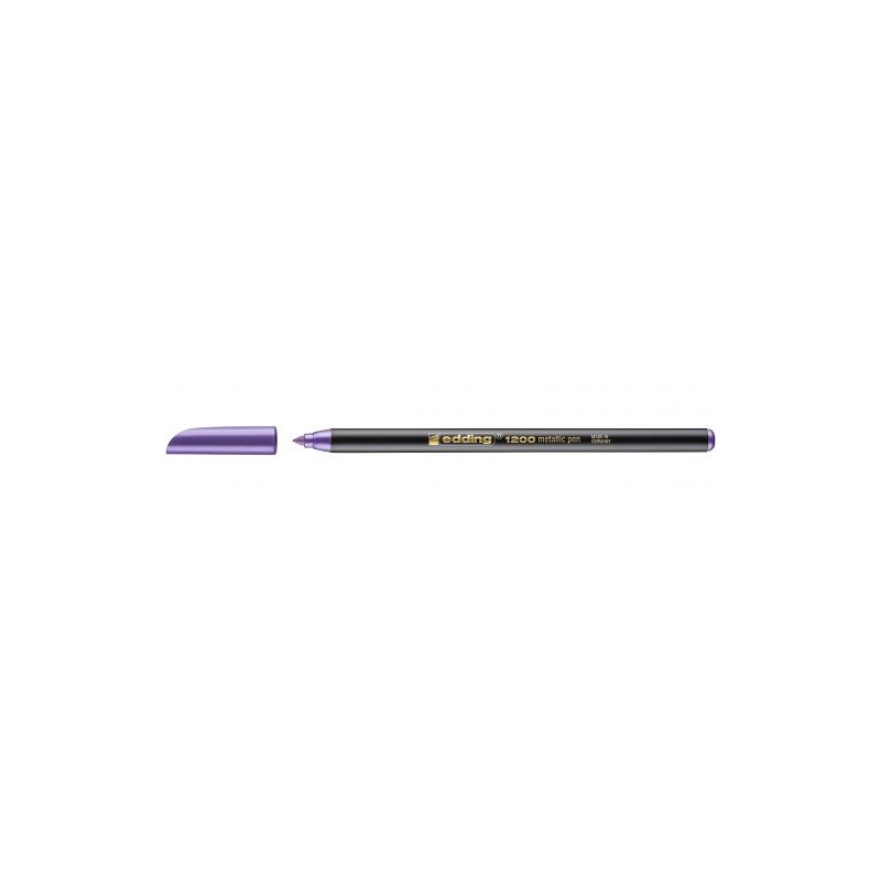 ROTULADOR PUNTA FINA 1200 VIOLETA METALICO EDDING 1200-078