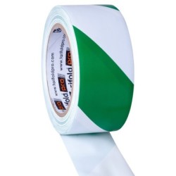 Tarifold 197752 cinta de señalización para fiesta Verde, Blanco