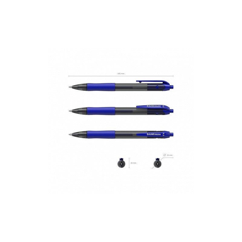 BOLÍGRAFO DE GEL AUTOMÁTICO SMART-GEL, TINTA COLOR: AZUL ERICH KRAUSE 39011