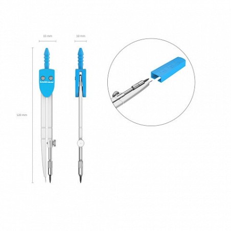 COMPÁS DE METAL SCHOOL 120MM. ERICH KRAUSE 31526