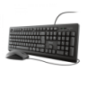 Trust TKM-250 teclado USB Español Negro
