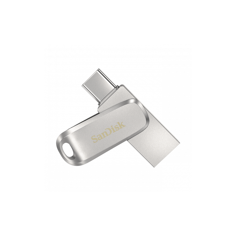 Sandisk Ultra Dual Drive Luxe unidad flash USB 32 GB USB Type-A / USB Type-C 3.2 Gen 1 (3.1 Gen 1) Acero inoxidable