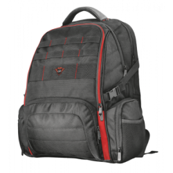 Trust GXT 1250 Hunter maletines para portátil 43,9 cm (17.3") Mochila Negro, Rojo