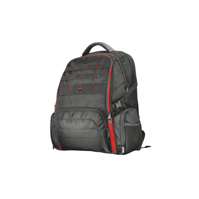 Trust GXT 1250 Hunter maletines para portátil 43,9 cm (17.3") Mochila Negro, Rojo