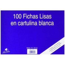 100 FICHAS DE CARTULINA LISA (215X160 MM) Nº. 5 MARIOLA 3115L