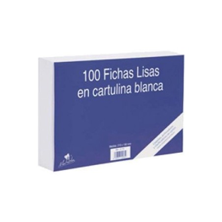 100 FICHAS DE CARTULINA LISA  (150X100 MM) N.º 3 MARIOLA 3113L