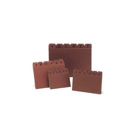 INDICE FICHEROS CARTON CUERO A-Z (150X100 MM) N.º 3 MARIOLA 3103