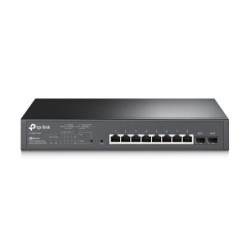 TP-LINK TL-SG2210MP switch Gigabit Ethernet (10/100/1000) Negro Energía sobre Ethernet (PoE)