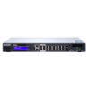 QNAP QGD-1600P Gestionado Gigabit Ethernet (10/100/1000) Energía sobre Ethernet (PoE) Negro, Gris