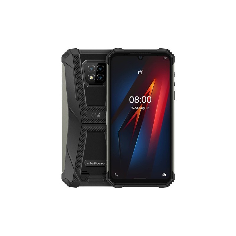 Ulefone Armor 8 15,5 cm (6.1") 4 GB 64 GB SIM doble 4G USB Tipo C Negro Android 10.0 5580 mAh