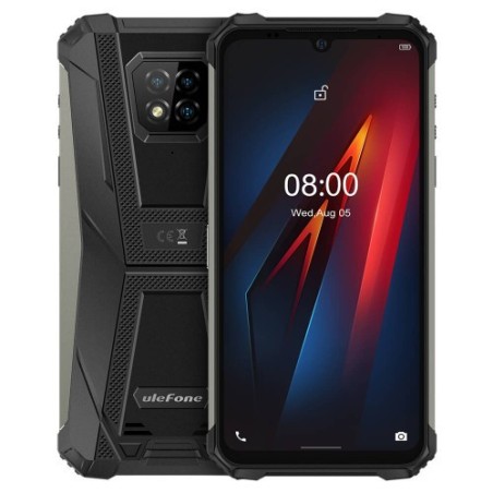 Ulefone Armor 8 15,5 cm (6.1") 4 GB 64 GB SIM doble 4G USB Tipo C Negro Android 10.0 5580 mAh