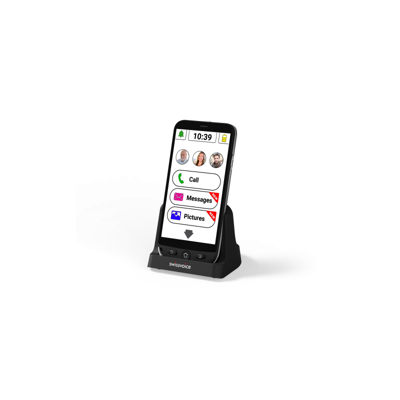 SwissVoice G50 12,7 cm (5") SIM doble Android 10 Go edition 4G Micro-USB B 1 GB 16 GB 2700 mAh Negro