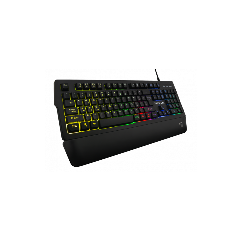 The G-Lab Keyz-Palladium teclado USB AZERTY Español Negro