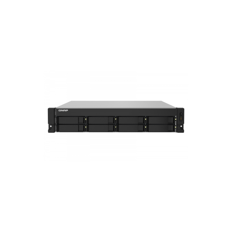 QNAP TS-832PXU NAS Bastidor (2U) Ethernet Aluminio, Negro AL324