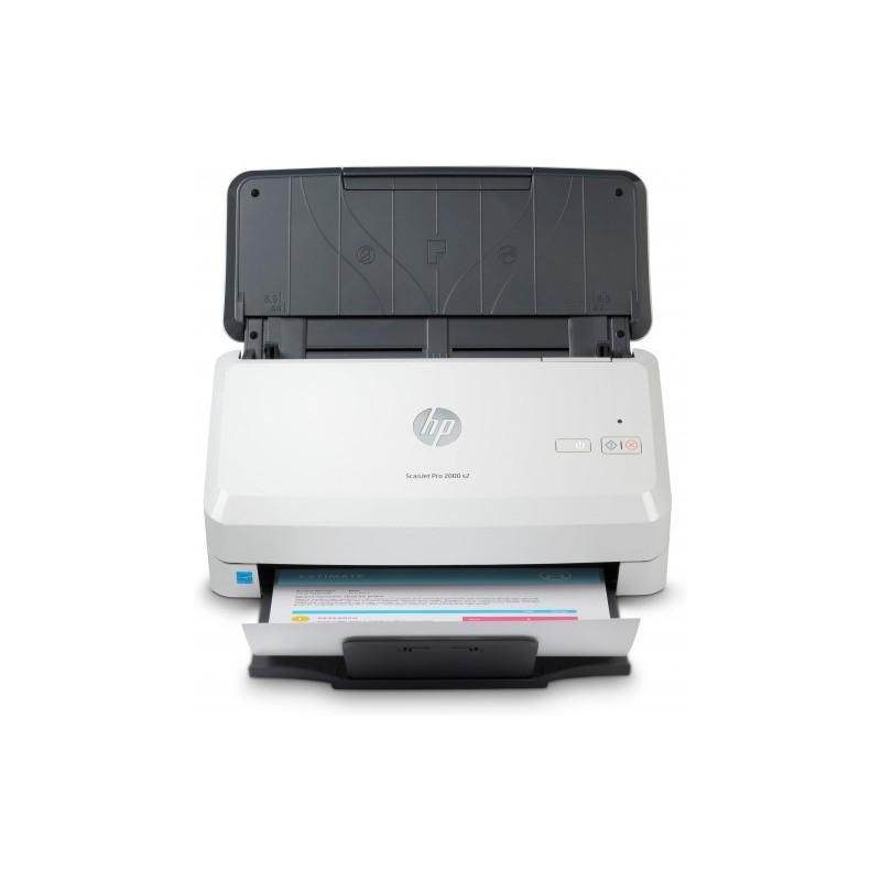 HP Scanjet Pro 2000 s2 Escáner alimentado con hojas 600 x 600 DPI A4 Negro, Blanco