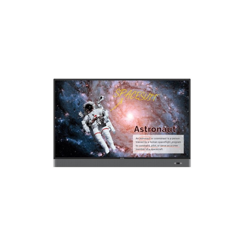 Benq RM5502K 139,7 cm (55") LED 4K Ultra HD Pantalla táctil Panel plano interactivo Negro Procesador incorporado Android 8.0
