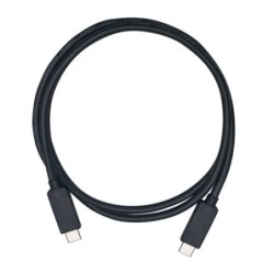 QNAP USB3.1 GEN2 10G 1.0M TYPE-C TO TYPE-C CABLE cable USB 1 m 3.2 Gen 2 (3.1 Gen 2) USB C Negro