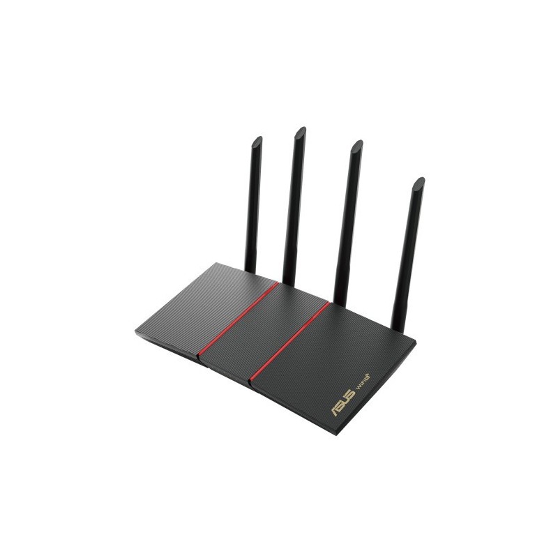 ASUS RT-AX55 router inalámbrico Gigabit Ethernet Doble banda (2,4 GHz / 5 GHz) Negro