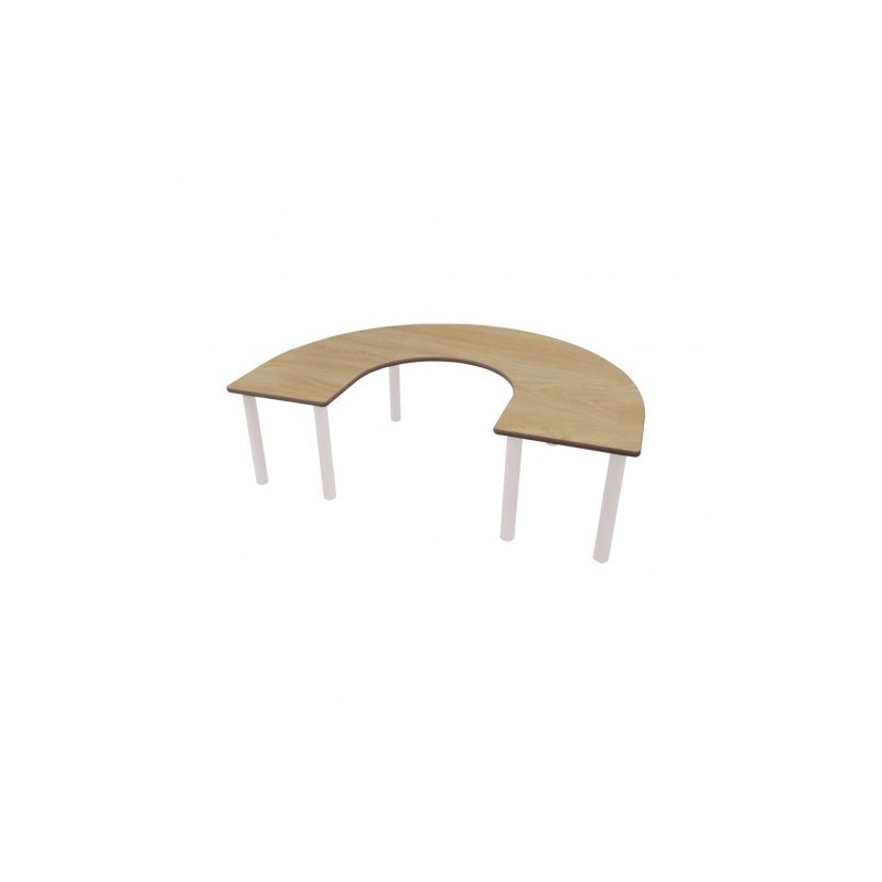 MESA EN "U" 150X100CM (TALLA 4-6) HAYA MOBEDUC 500621.10B174