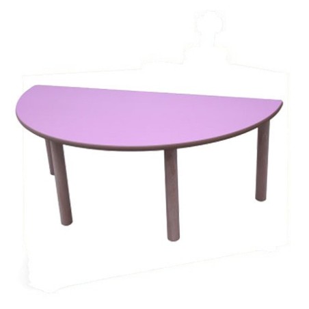 MESA SEMIREDONDA 120 CM (TALLA 0 - 3) HAYA MOBEDUC 600553H180