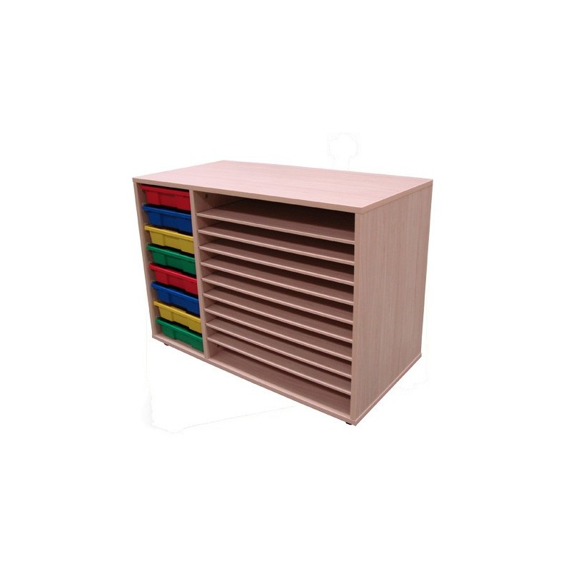 MUEBLE CUBETERO Y CARTULINERO BAJO HAYA MOBEDUC 602215HP18