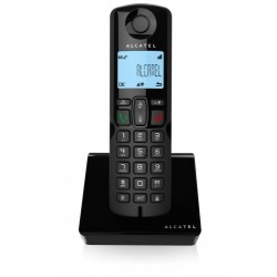 Alcatel S250 Teléfono DECT Negro Identificador de llamadas