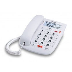 TELEFONO C/CABLE  ALCATEL TMAX20  BLANCO